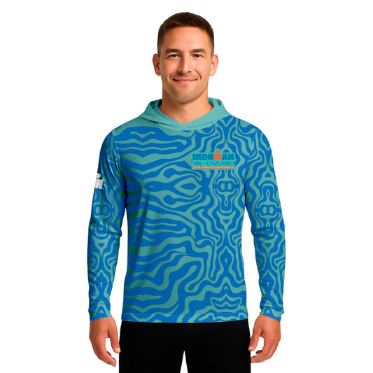 LIGHT HOODIE ACID BLUE  COZUMEL 2026 MAN