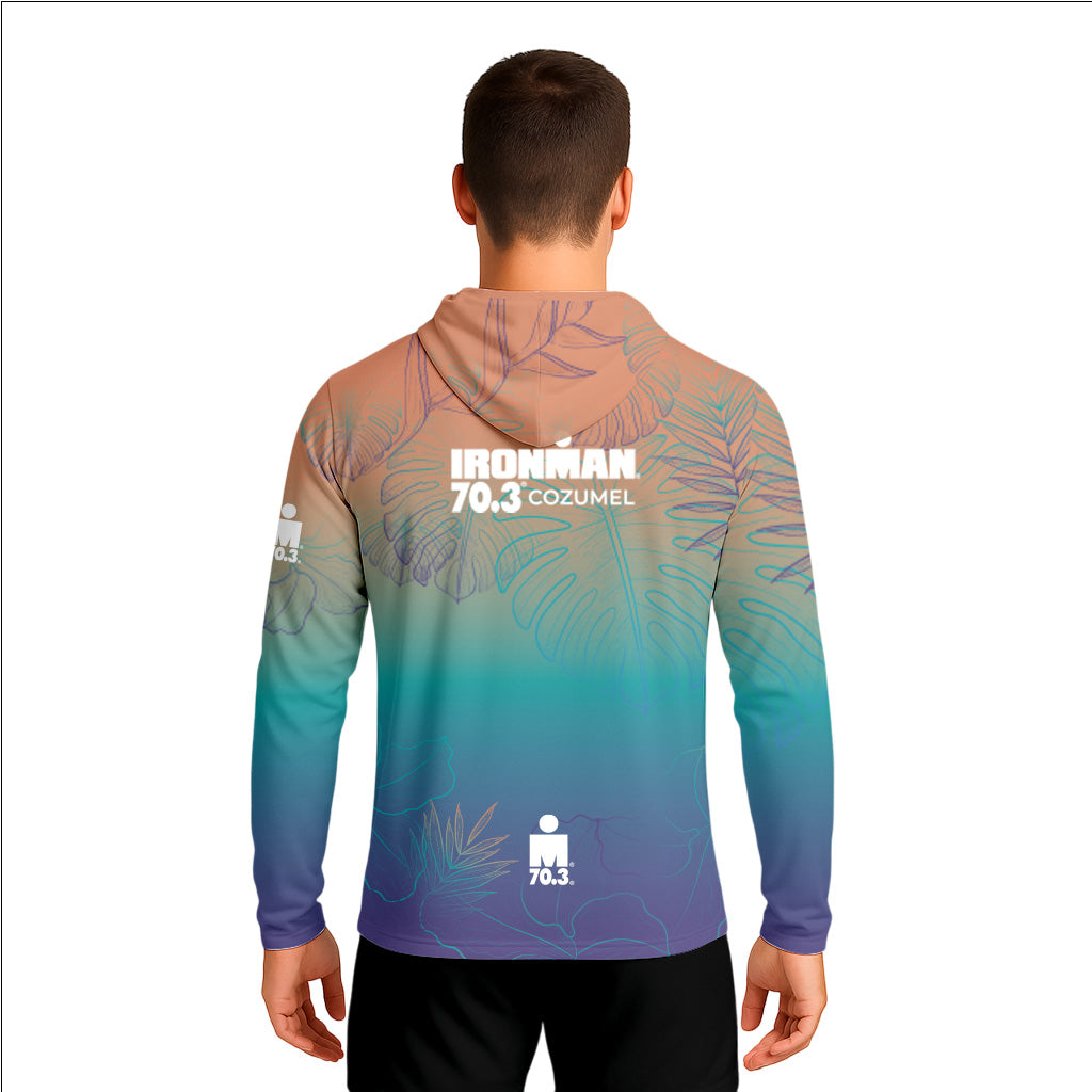 PEACH LIGHT HOODIE IM 70.3 COZUMEL 2026 MAN