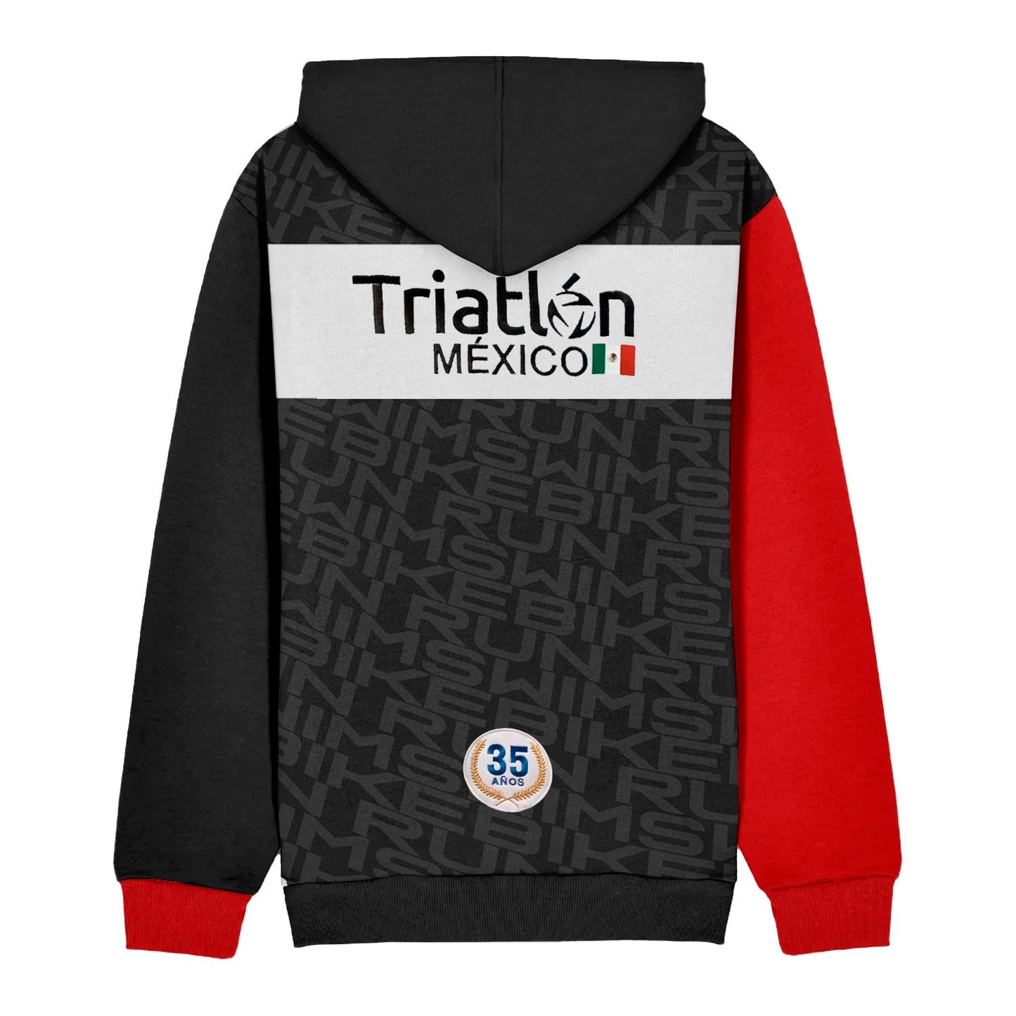 HOODIE NEGRA 35 AÑOS TRIATLON DAMA