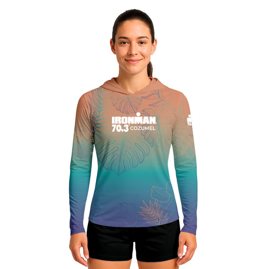 PEACH LIGHT HOODIE IM 70.3 COZUMEL 2026 WOMAN