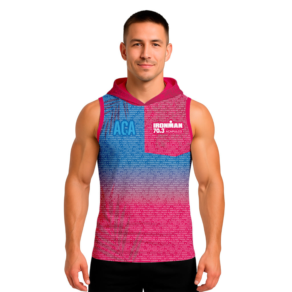 IM 70.3 ACAPULCO 2025 NAME TECH TANK WITH HOODIE MEN