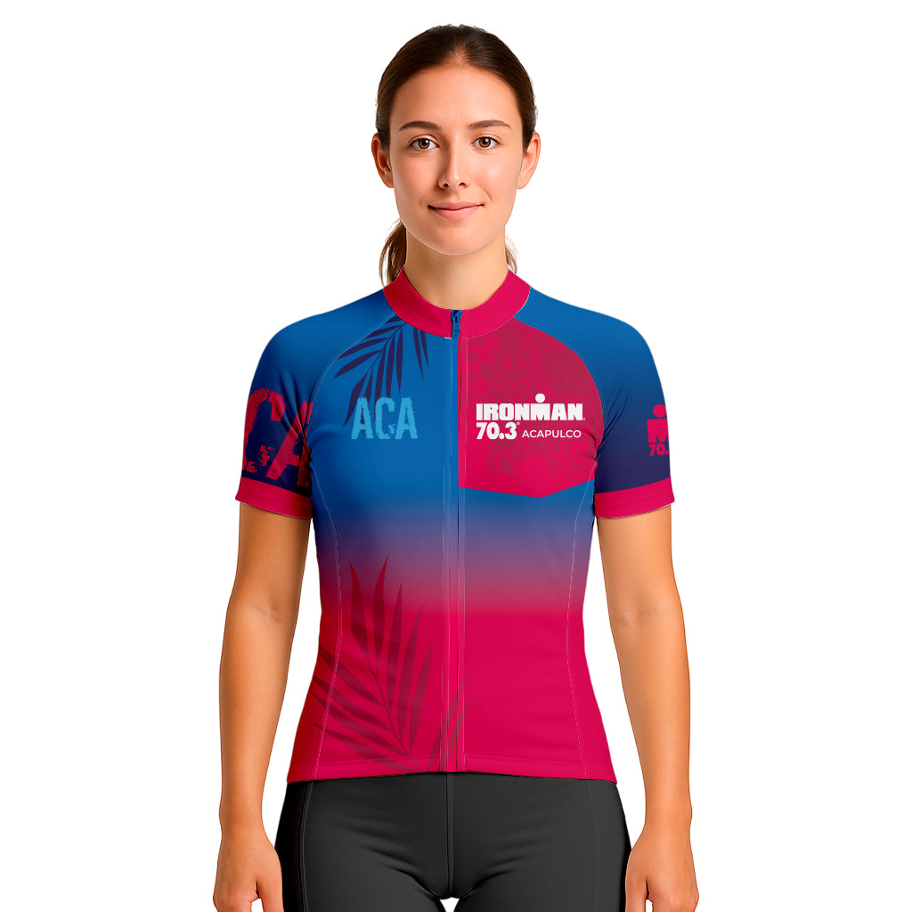 IM 70.3 ACAPULCO 2025 NAME TECH CYCLING JERSEY WOMEN