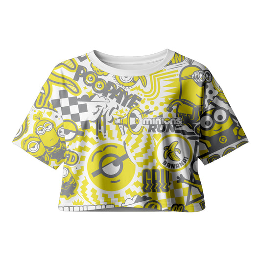 CROP TOP MINION AMARILLO DAMA