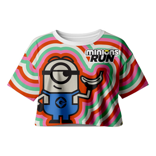 CROP TOP MINION ROJO DAMA