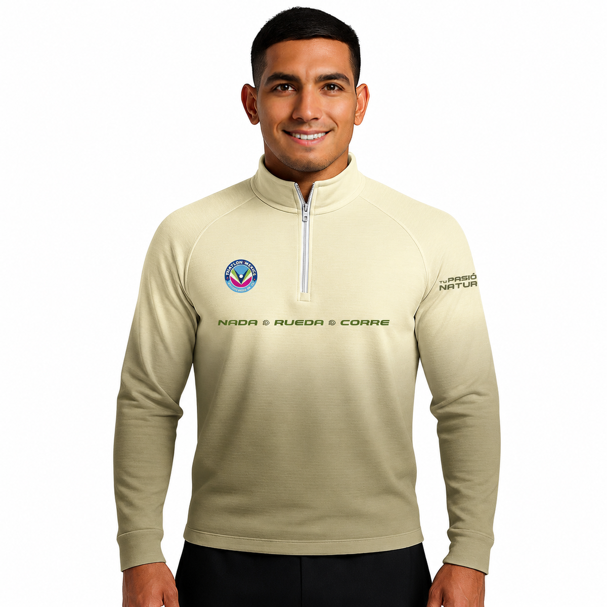SUDADERA LIGERA XEL-HA VERDE CABALLERO