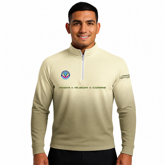 SUDADERA LIGERA XEL-HA VERDE CABALLERO
