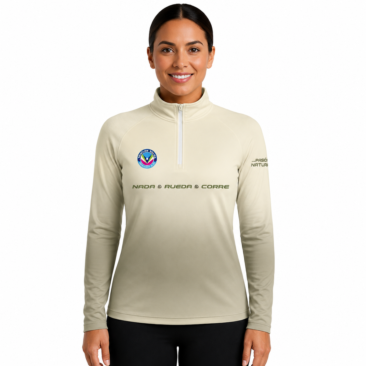 SUDADERA LIGERA XEL-HA VERDE DAMA