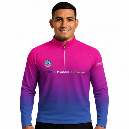 SUDADERA LIGERA XEL-HA MORADO CABALLERO