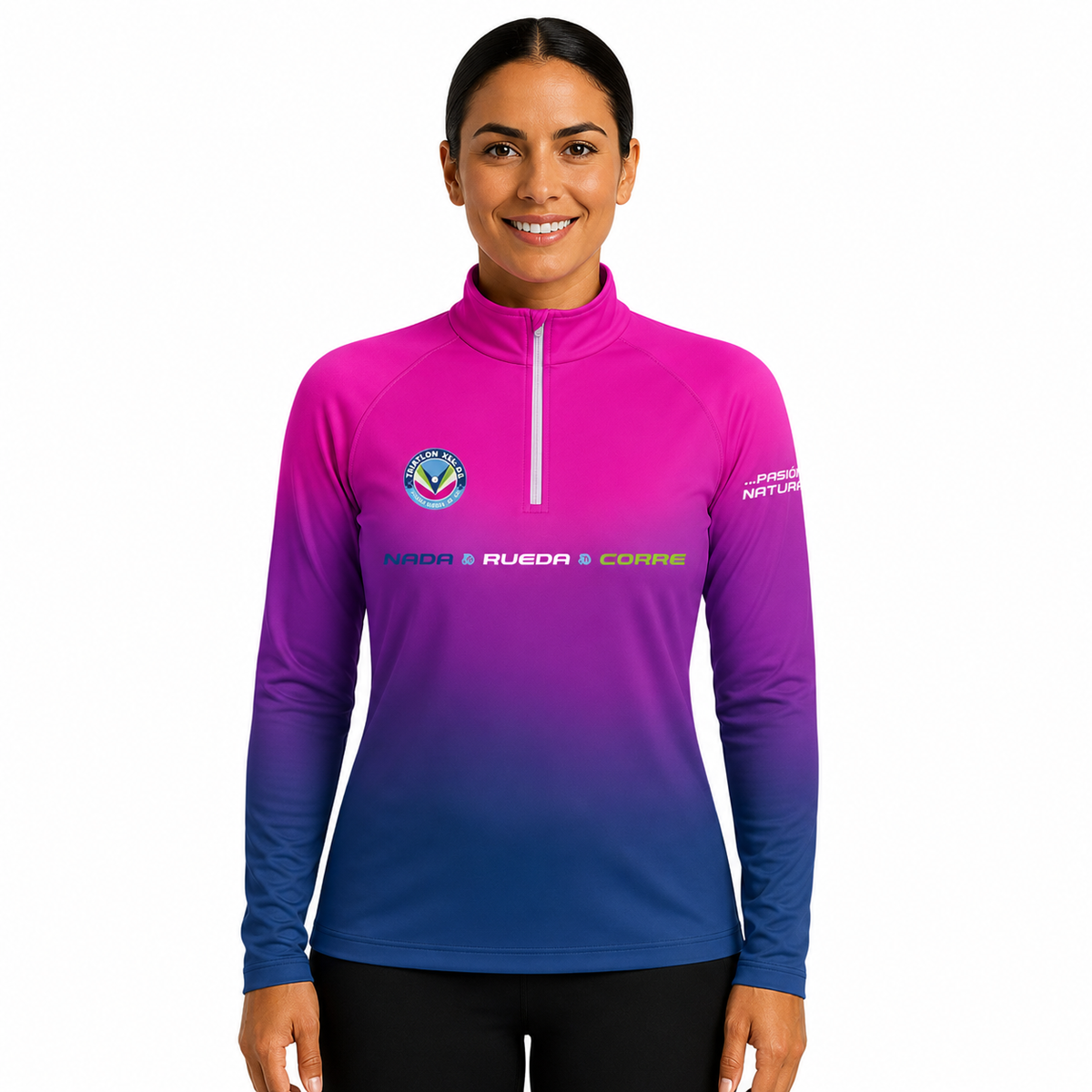SUDADERA LIGERA XEL-HA MORADO DAMA