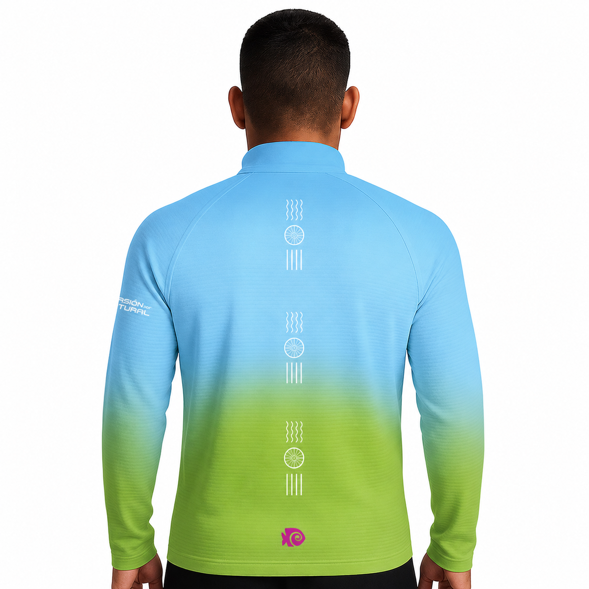 SUDADERA LIGERA XEL-HA AZUL CABALLERO