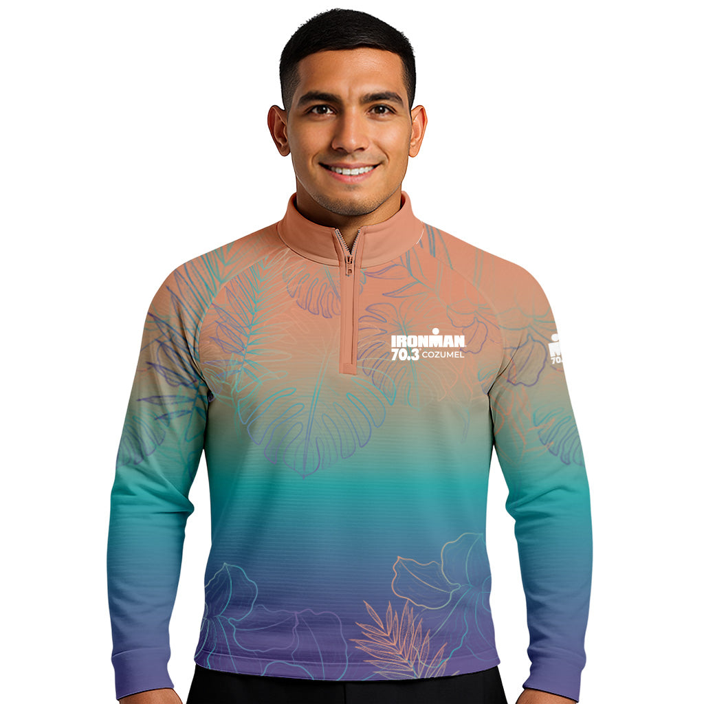 PEACH LIGHT SWEATSHIRT IM 70.3 COZUMEL 2026 MAN