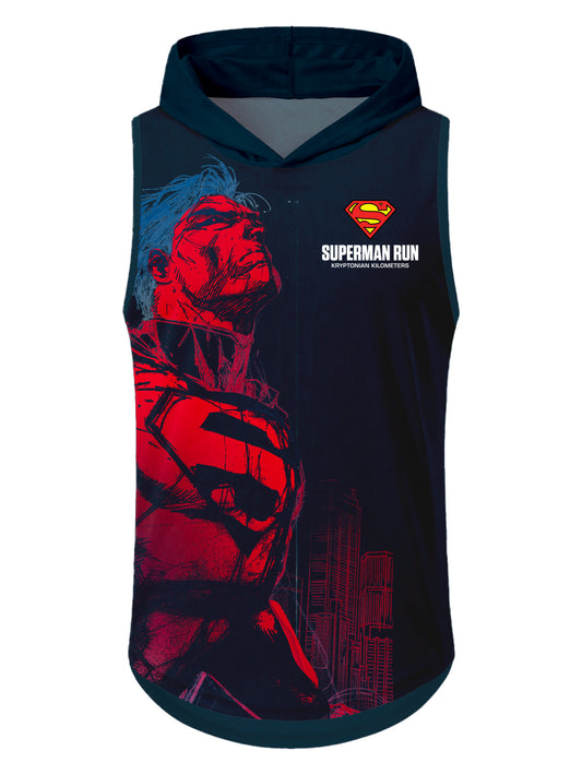 Playera sin Manga con Gorro Tech Superman