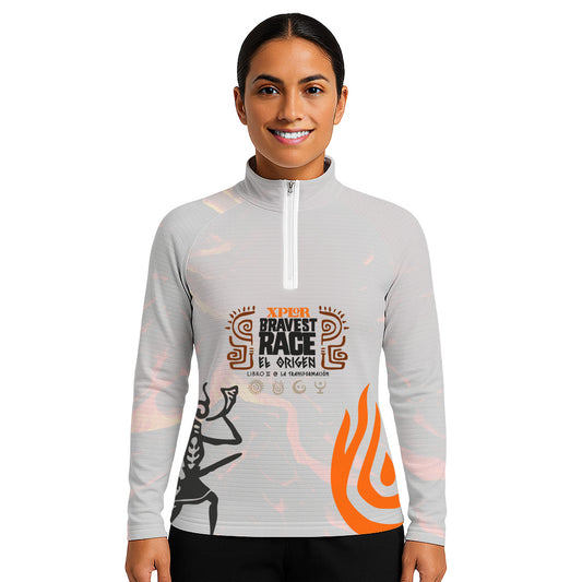SUDADERA LIGERA BLANCA BRAVEST LIBRO II WOMEN