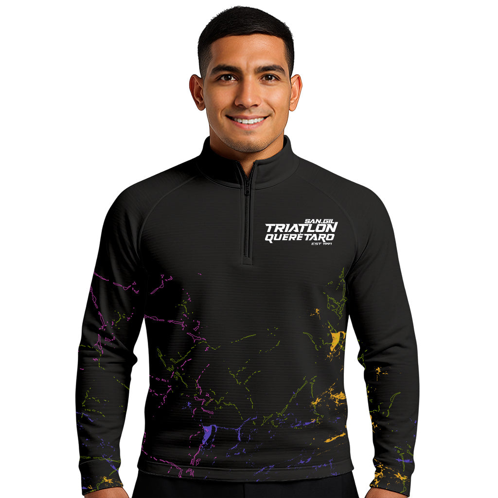 SUDADERA LIGERA NEGRA SAN GIL CABALLERO