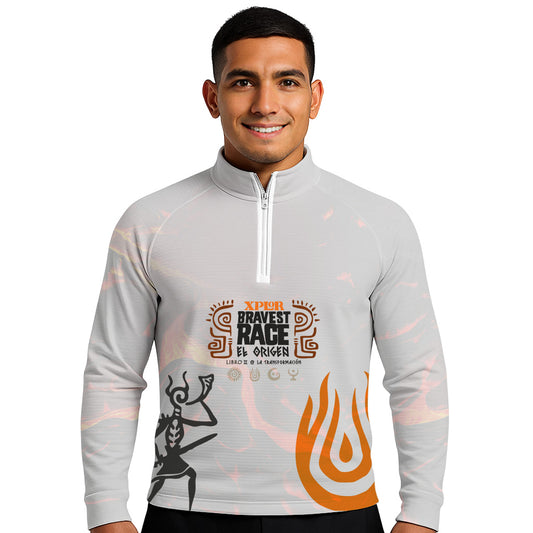 SUDADERA LIGERA BLANCA BRAVEST LIBRO II MEN