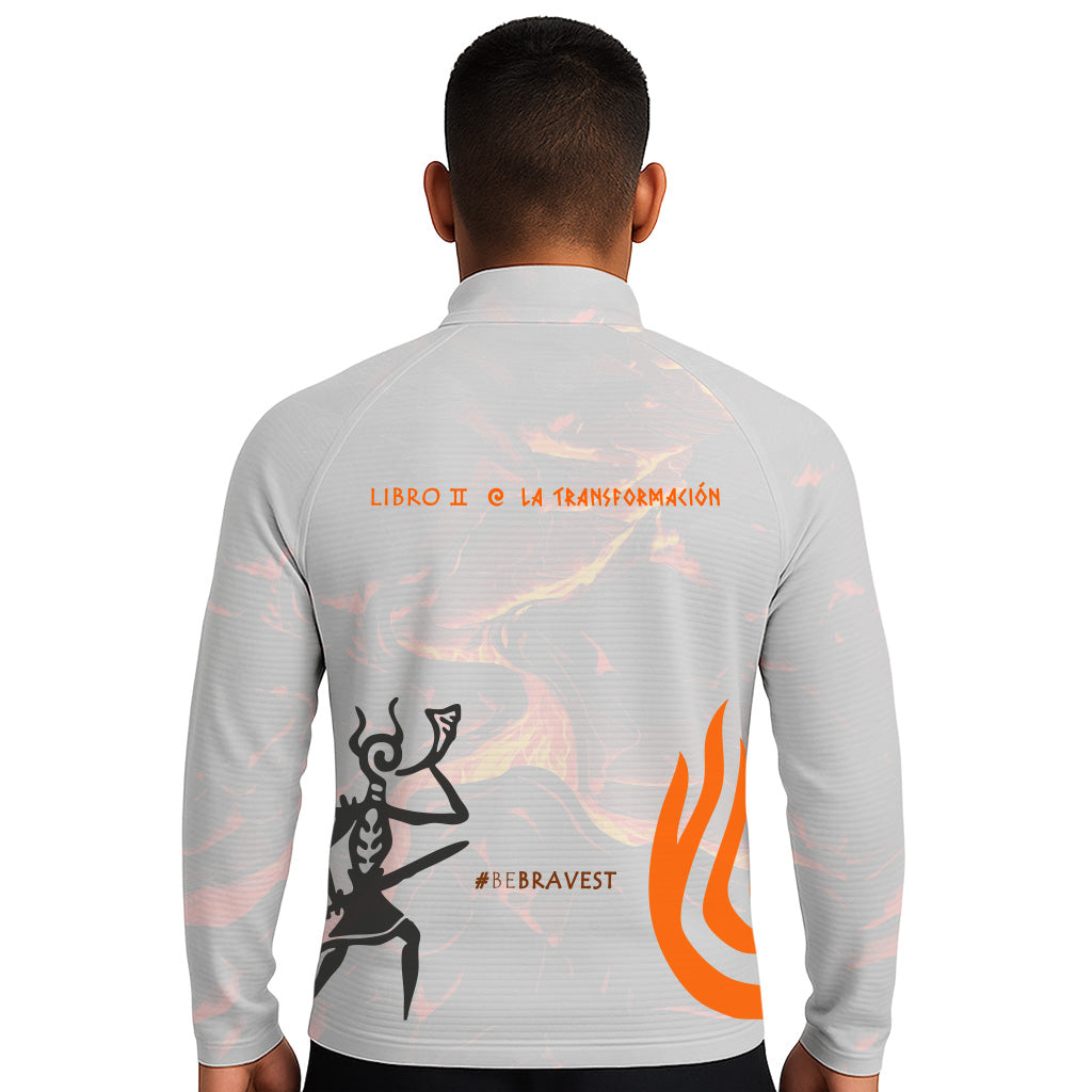 SUDADERA LIGERA BLANCA BRAVEST LIBRO II MEN