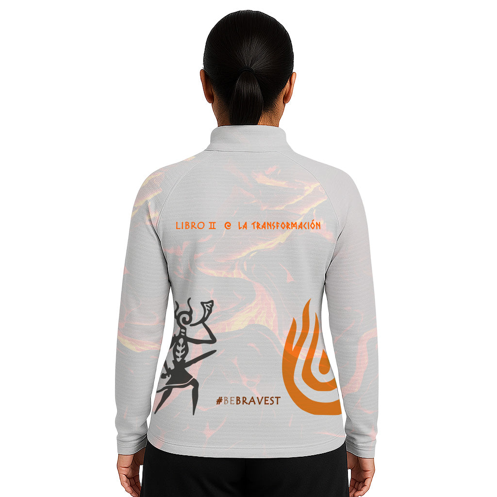 SUDADERA LIGERA BLANCA BRAVEST LIBRO II WOMEN