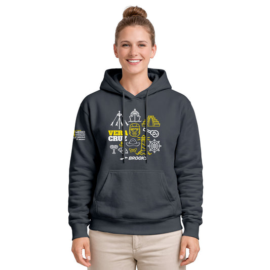 SUDADERA NEGRA 21K VERACRUZ DAMA