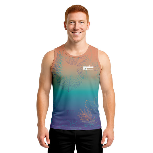 PEACH TANK TOP IM 70.3 COZUMEL 2026 MAN