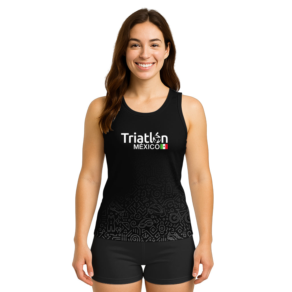 TANK TOP TRIATLÓN NEGRO DAMA