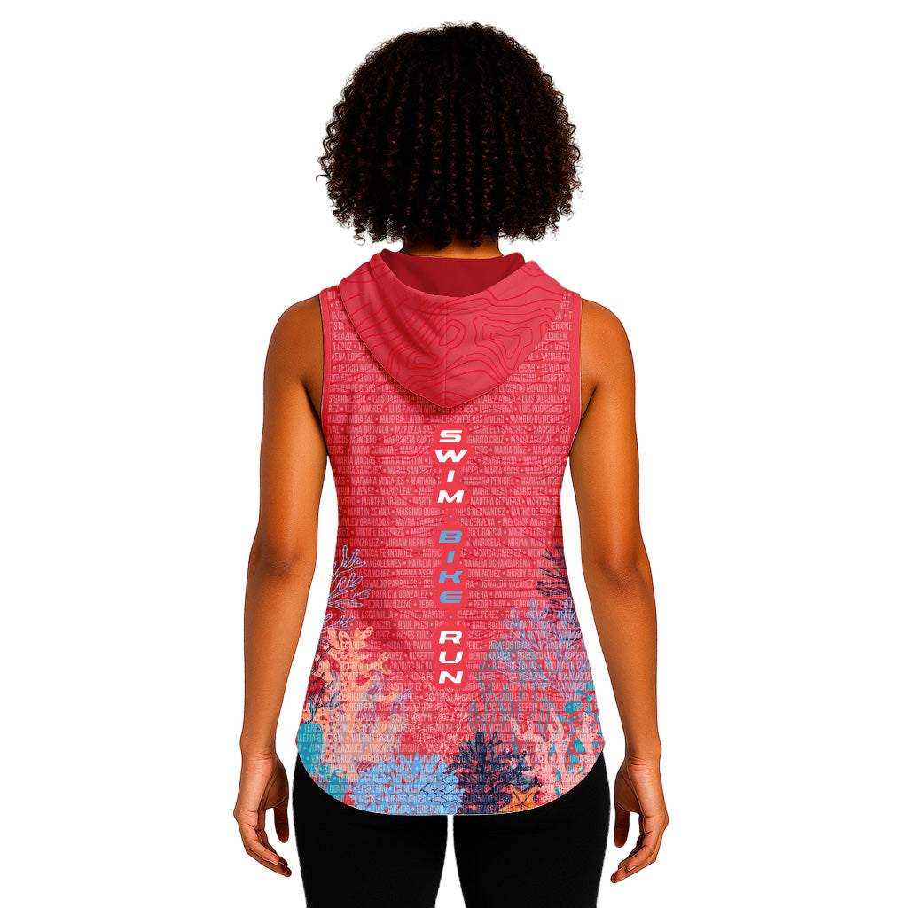 TANK NOMBRES CON GORRO XEL-HA ROSA DAMA