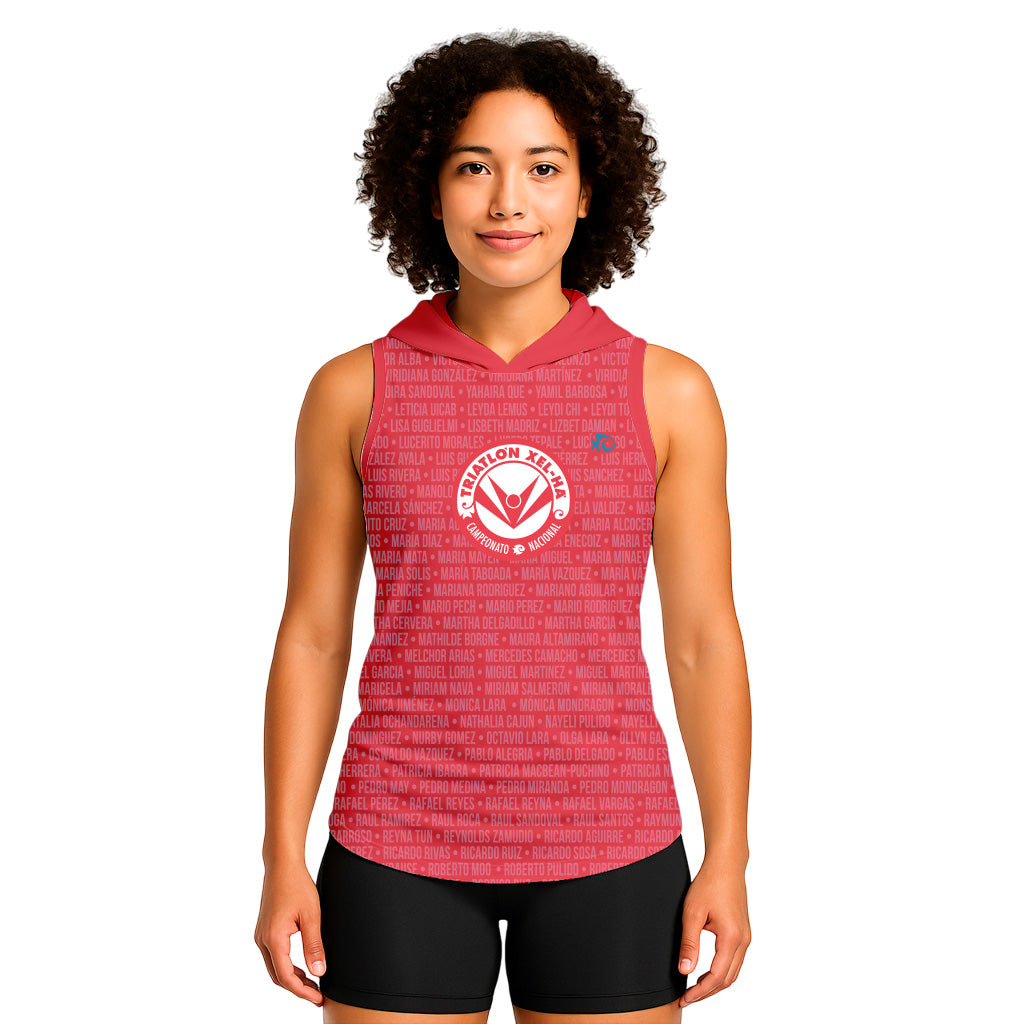 TANK NOMBRES CON GORRO XEL-HA ROSA DAMA