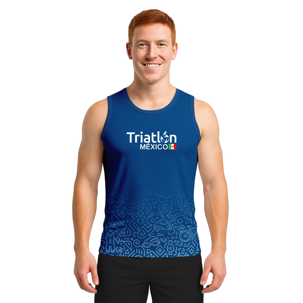 TANK TOP TRIATLÓN AZUL CABALLERO