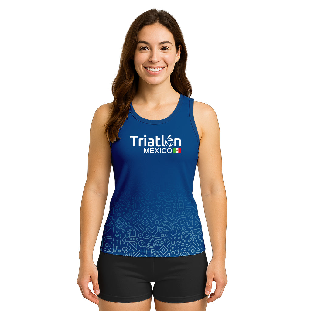 TANK TOP TRIATLÓN AZUL DAMA