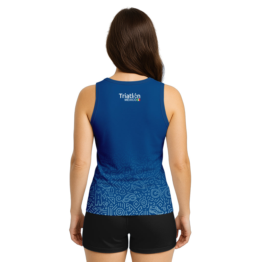 TANK TOP TRIATLÓN AZUL DAMA