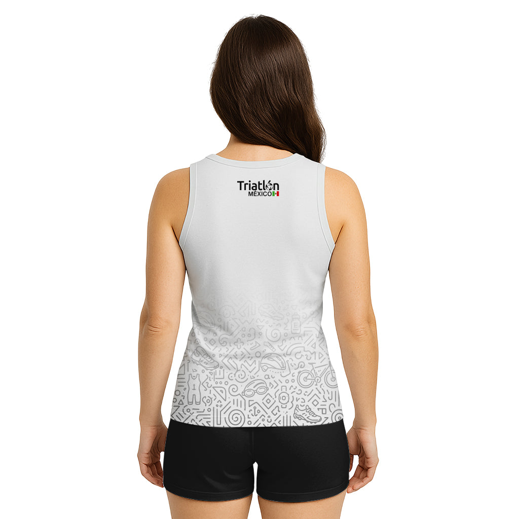 TANK TOP TRIATLÓN BLANCO DAMA