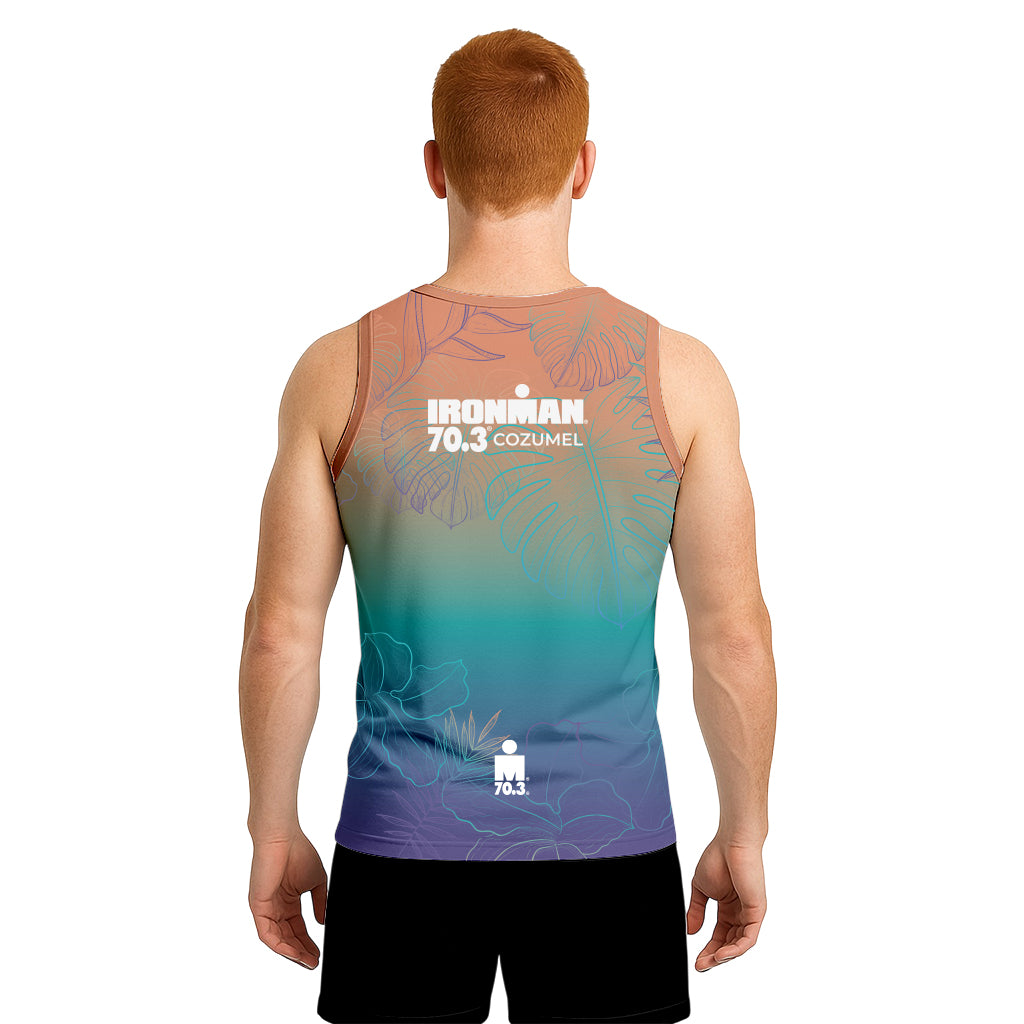 PEACH TANK TOP IM 70.3 COZUMEL 2026 MAN