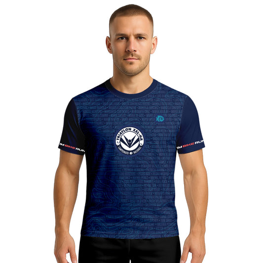 TECH NOMBRES TEE XEL-HA AZUL CABALLERO