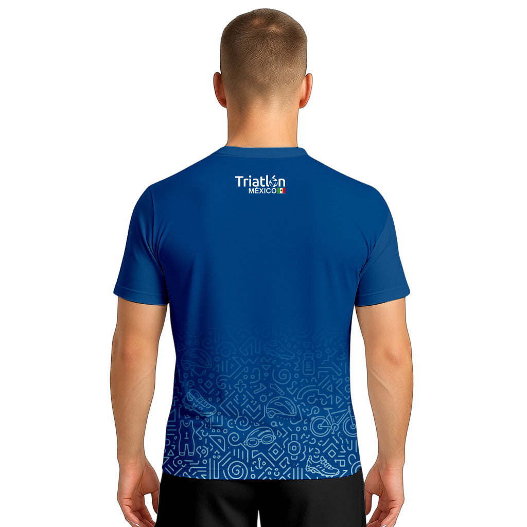 TECH TEE TRIATLÓN AZUL CABALLERO