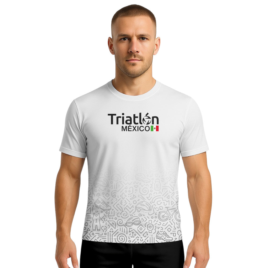 TECH TEE TRIATLÓN BLANCO CABALLERO