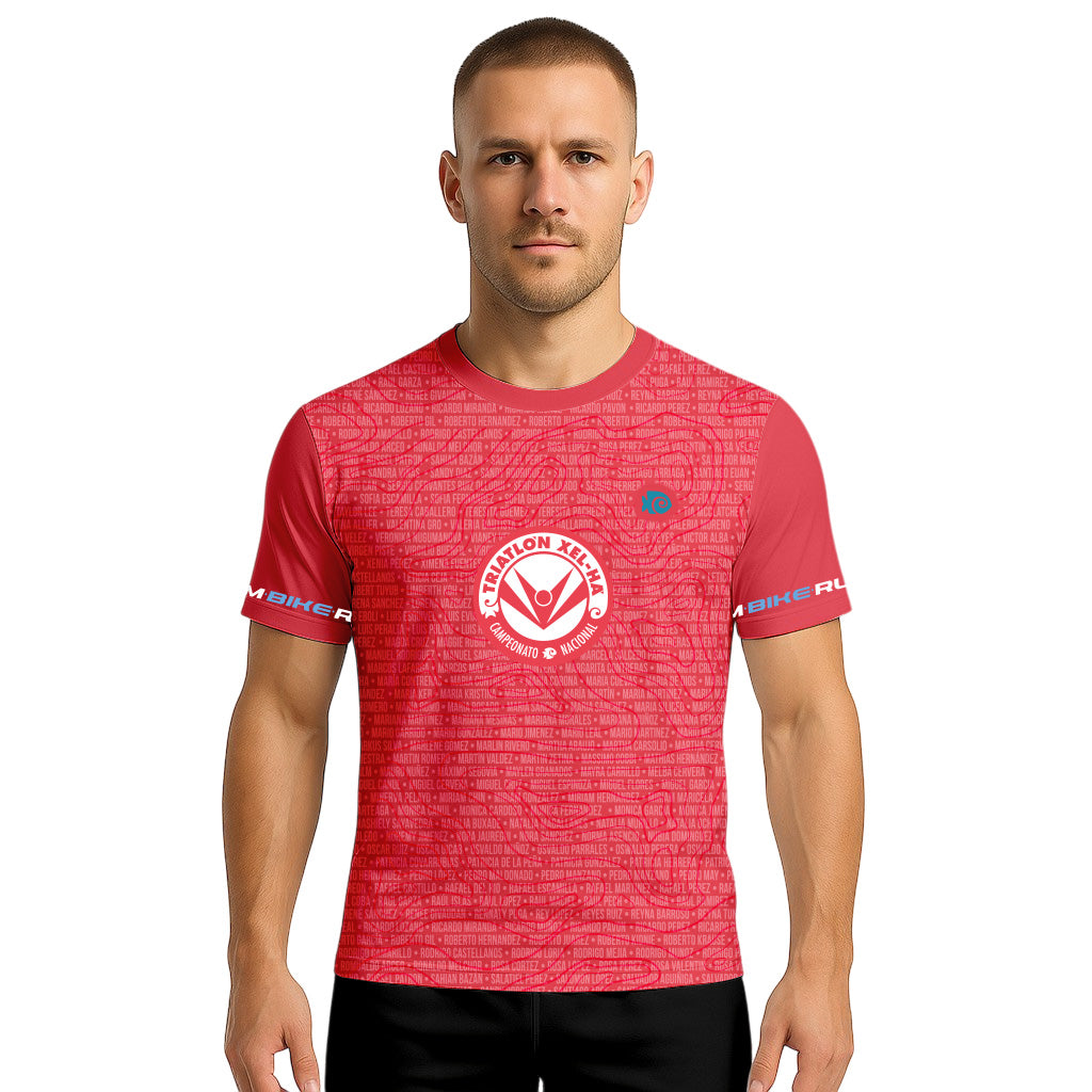 TECH TEE XEL-HA ROSA CABALLERO