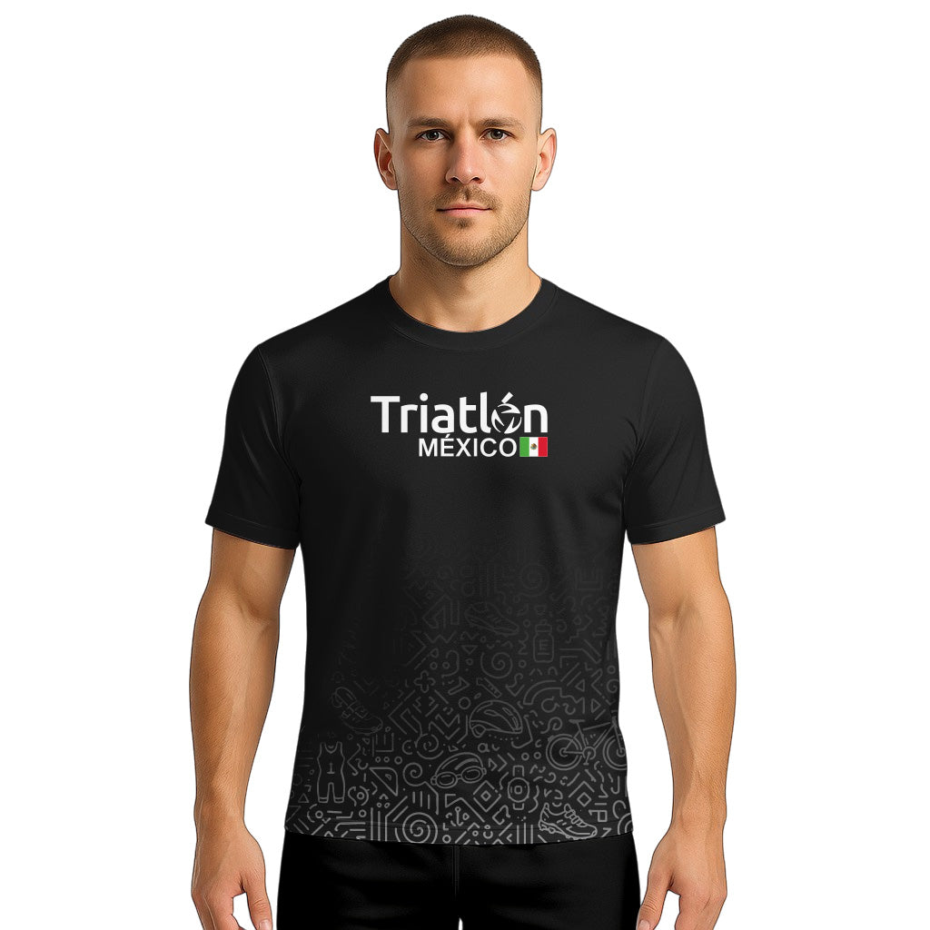 TECH TEE TRIATLÓN NEGRO CABALLERO