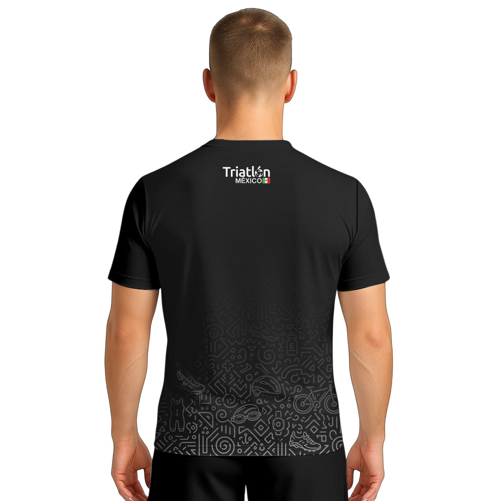 TECH TEE TRIATLÓN NEGRO CABALLERO