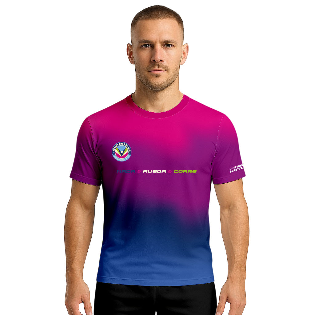 TECH TEE XEL-HA MORADO CABALLERO