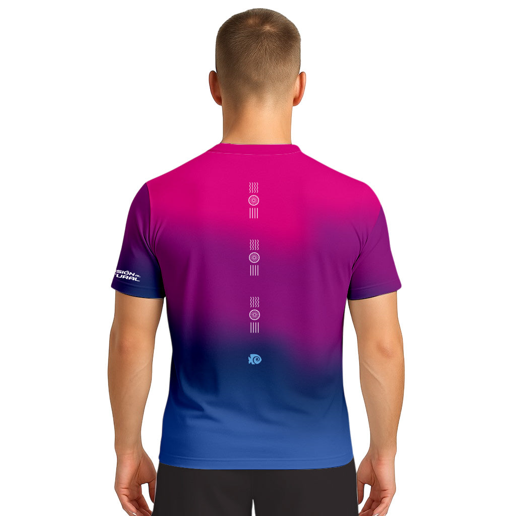 TECH TEE XEL-HA MORADO CABALLERO