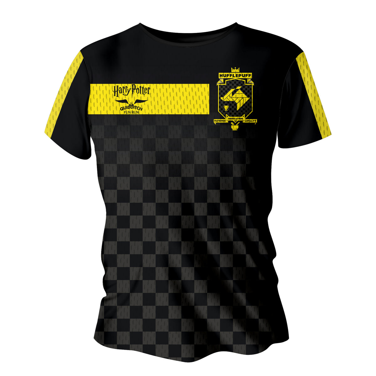 TECH TEE CABALLERO NEGRA HUFFLEPUFF