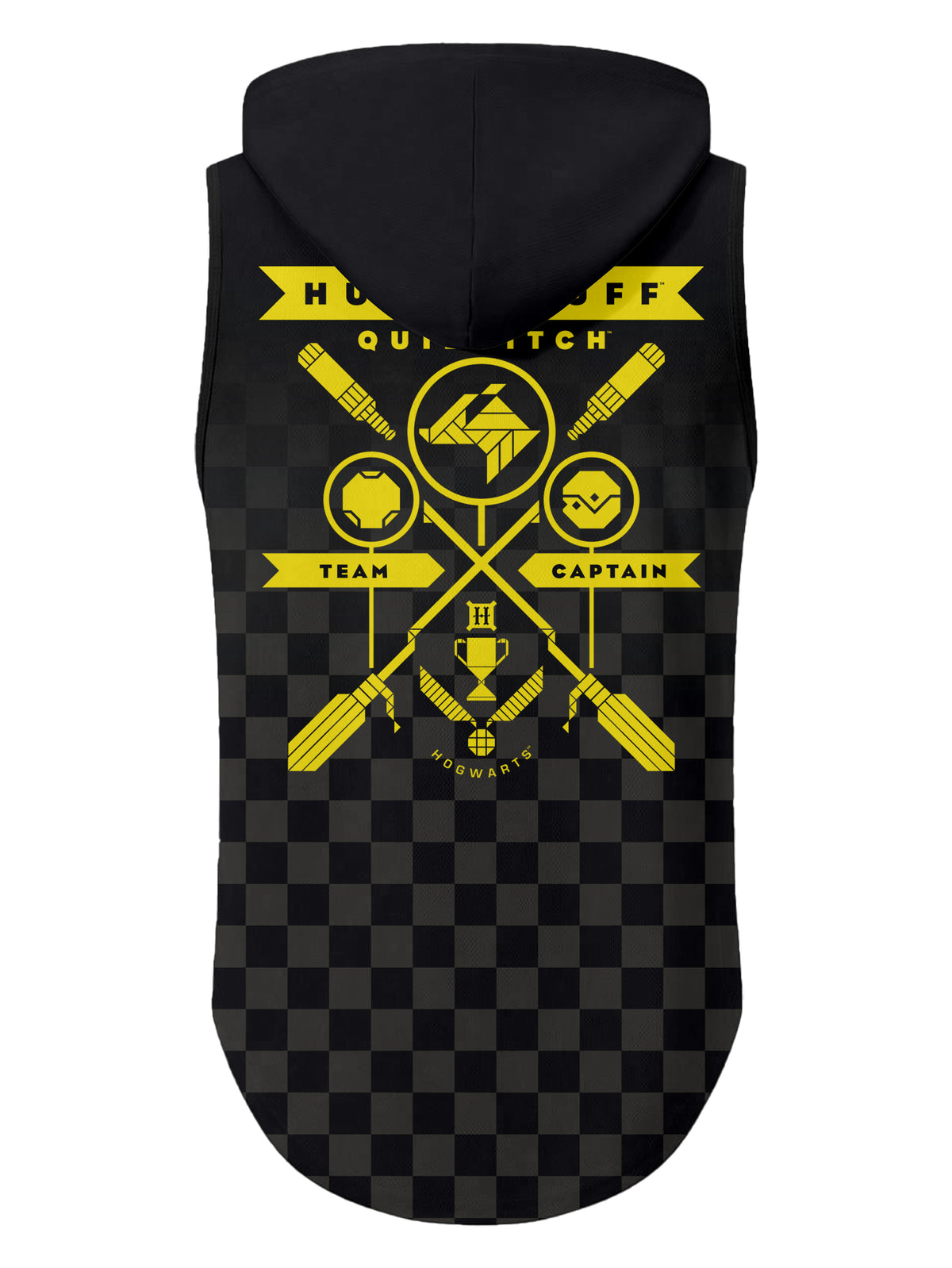 TANK CON GORRO CABALLERO NEGRA HUFFLEPUFF