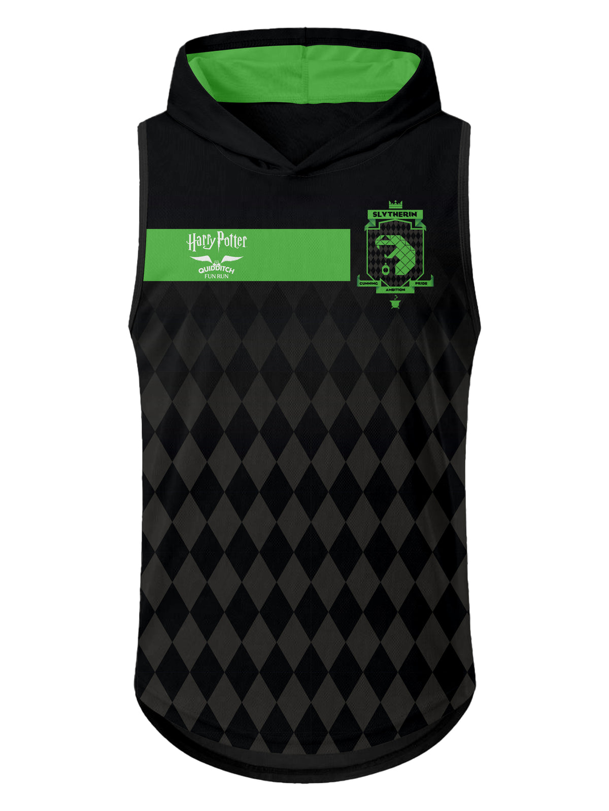 TANK CON GORRO CABALLERO NEGRA SLYTHERIN