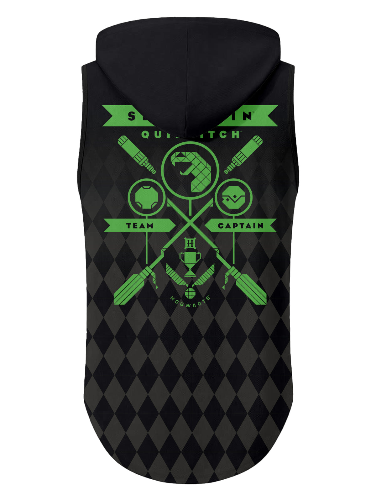 TANK CON GORRO CABALLERO NEGRA SLYTHERIN
