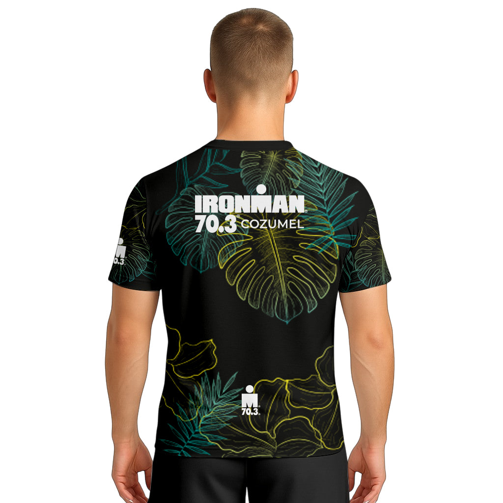 BLACK TECH TEE IM 70.3 COZUMEL 2026 MAN