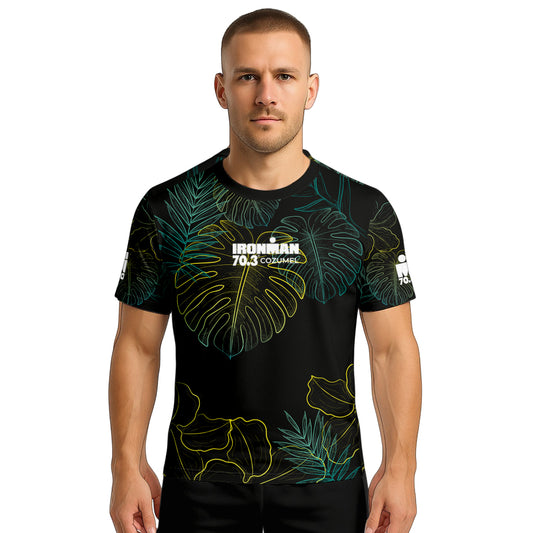 BLACK TECH TEE IM 70.3 COZUMEL 2026 MAN
