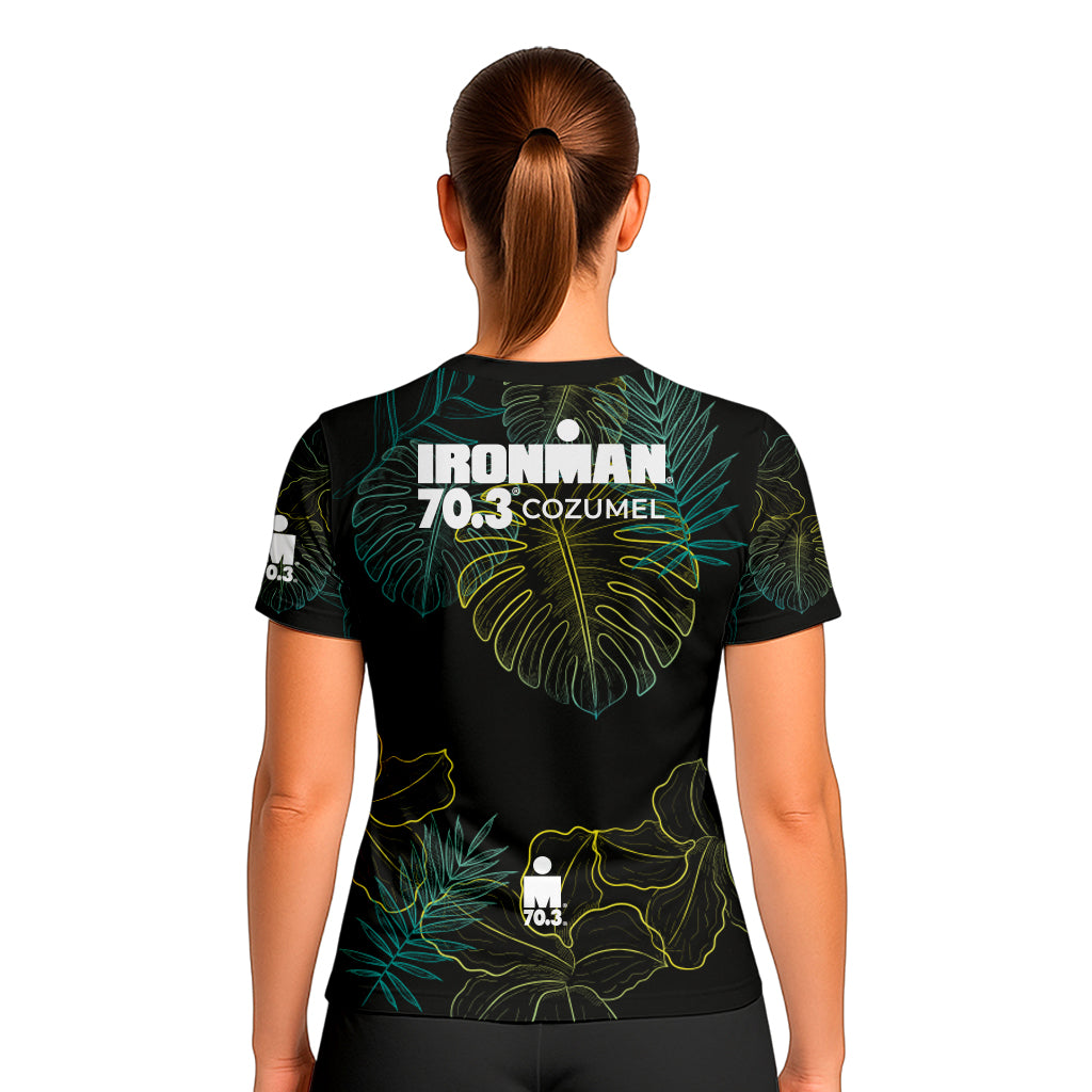 BLACK TECH TEE IM 70.3 COZUMEL 2026 WOMAN