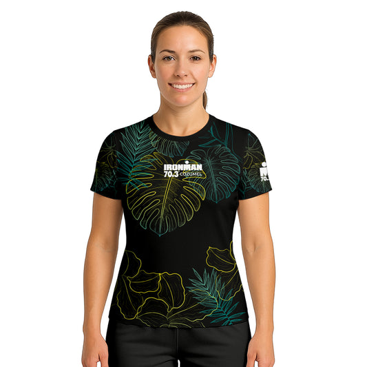 BLACK TECH TEE IM 70.3 COZUMEL 2026 WOMAN