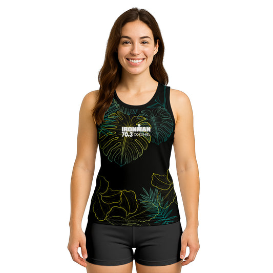 BLACK TANK TOP IM 70.3 COZUMEL 2026 WOMAN
