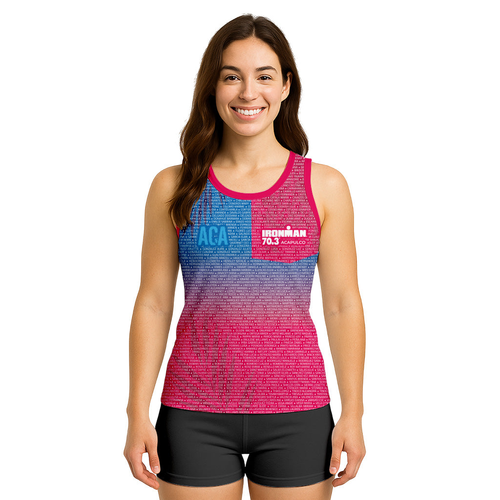 IM 70.3 ACAPULCO 2025 NAME TECH TANK WOMEN