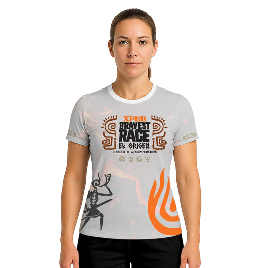 TECH TEE BRAVEST WHITE LIBRO II WOMEN